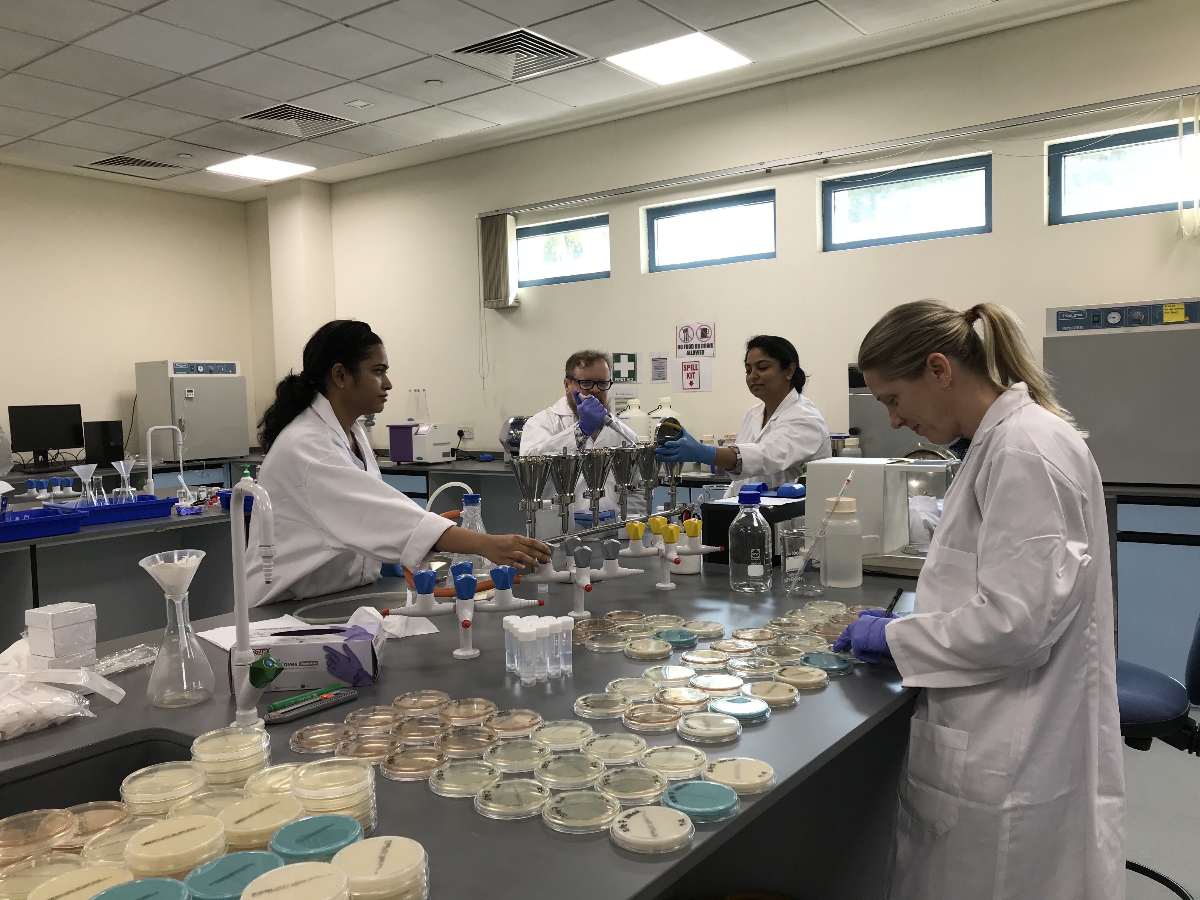Overseas lab AMR training 