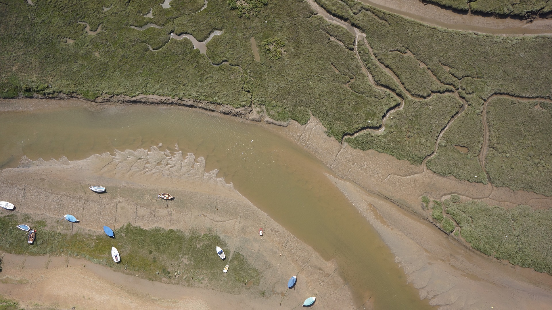 Arial image of estuary